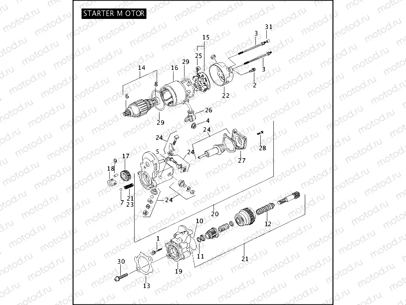 STARTER MOTOR