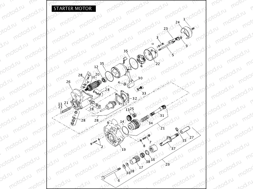 STARTER MOTOR