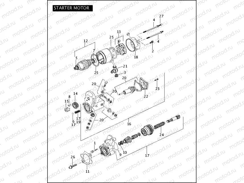 STARTER MOTOR