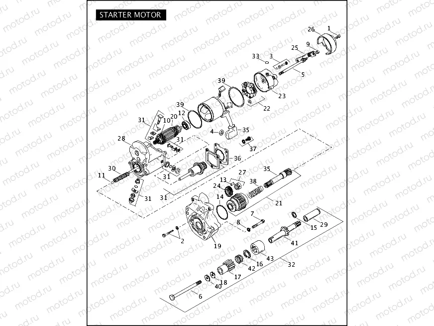 STARTER MOTOR