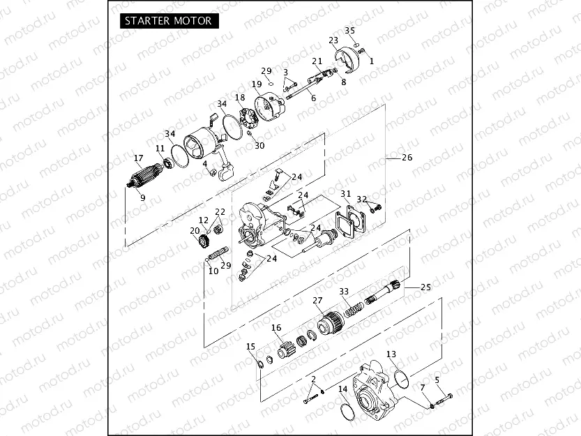 STARTER MOTOR