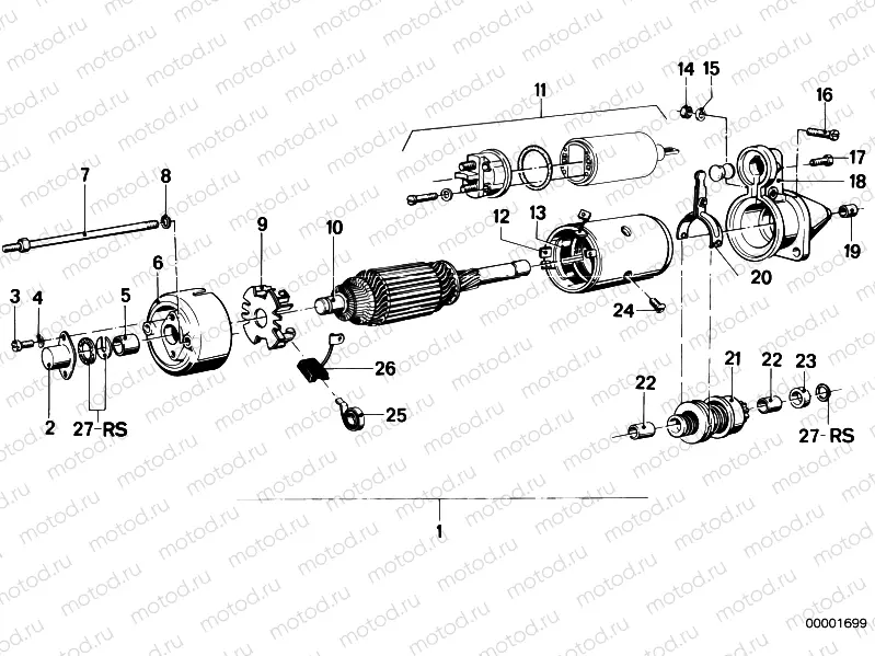 Starter parts