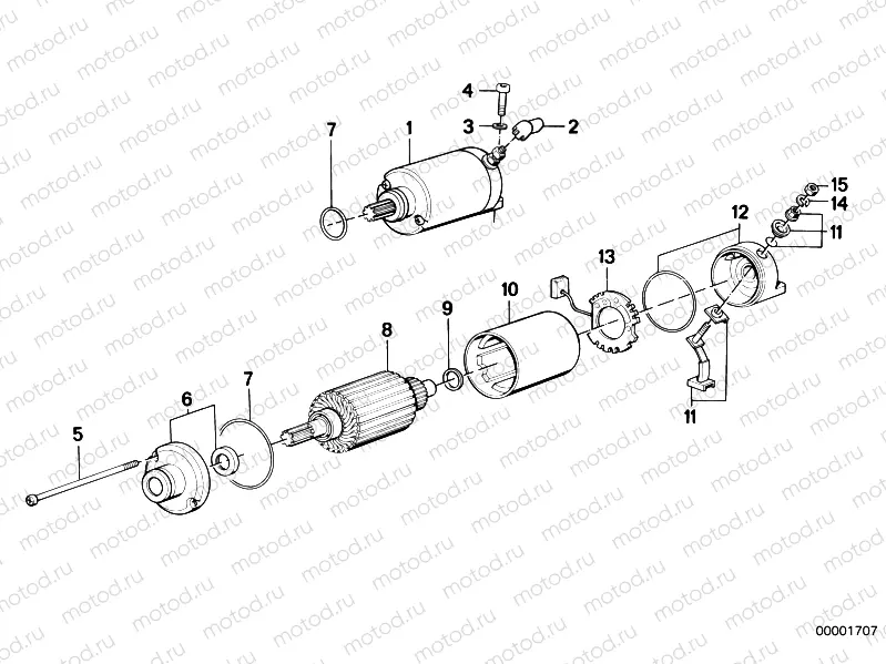 Starter single parts