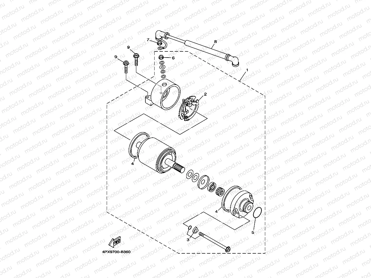 STARTING MOTOR