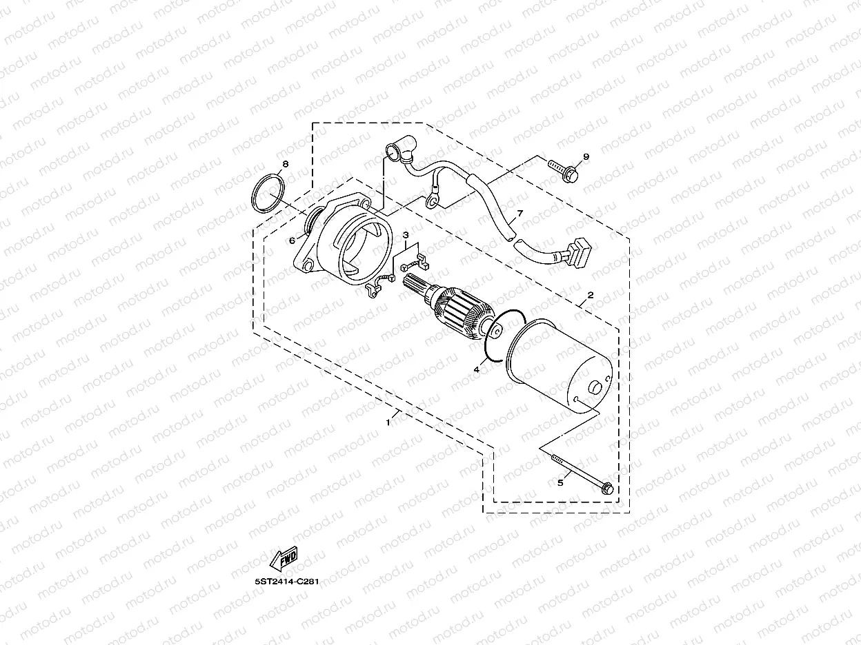 STARTING MOTOR