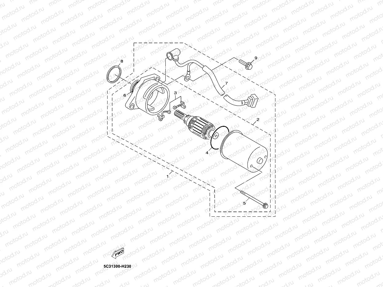 STARTING MOTOR