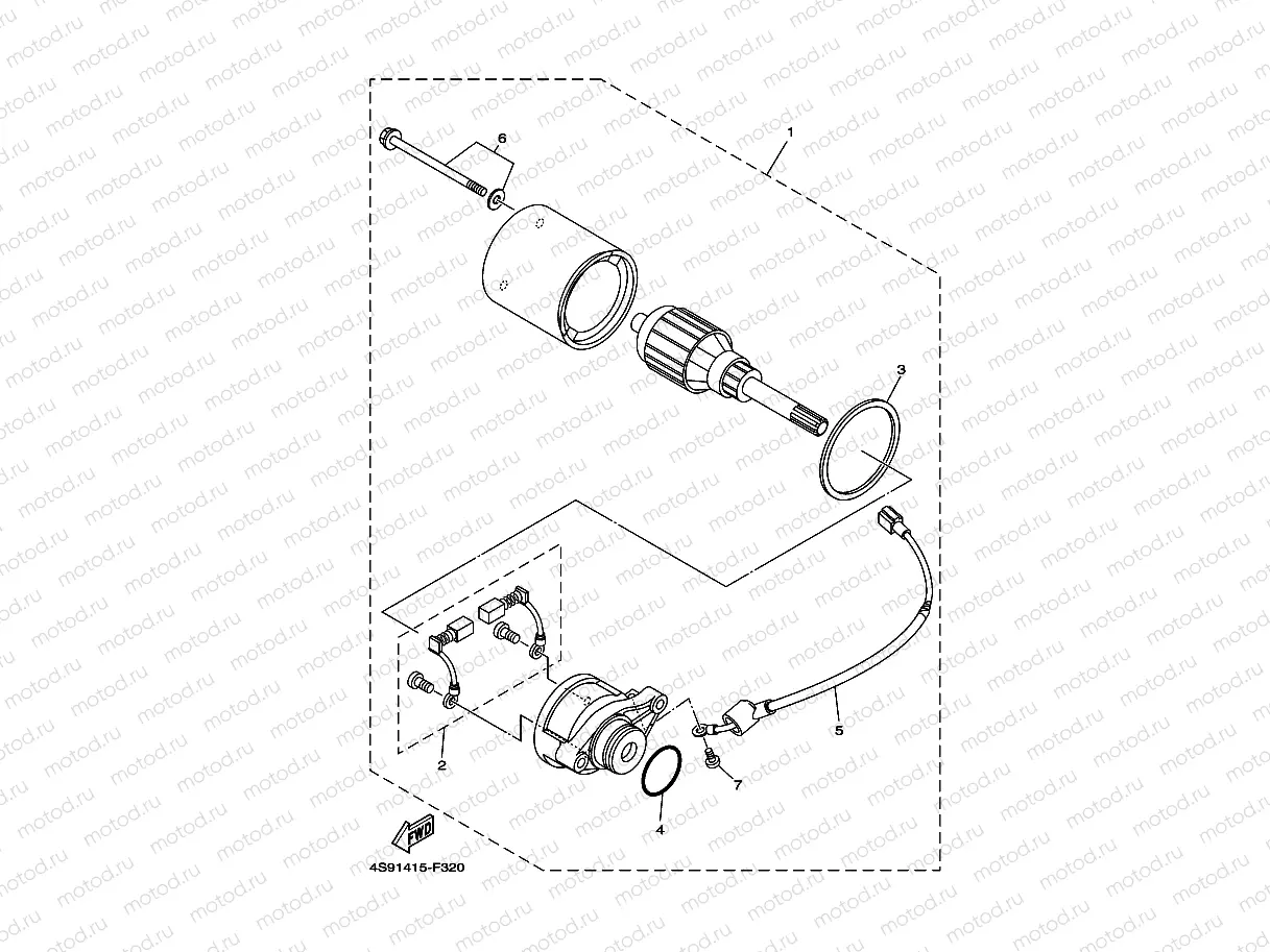 STARTING MOTOR