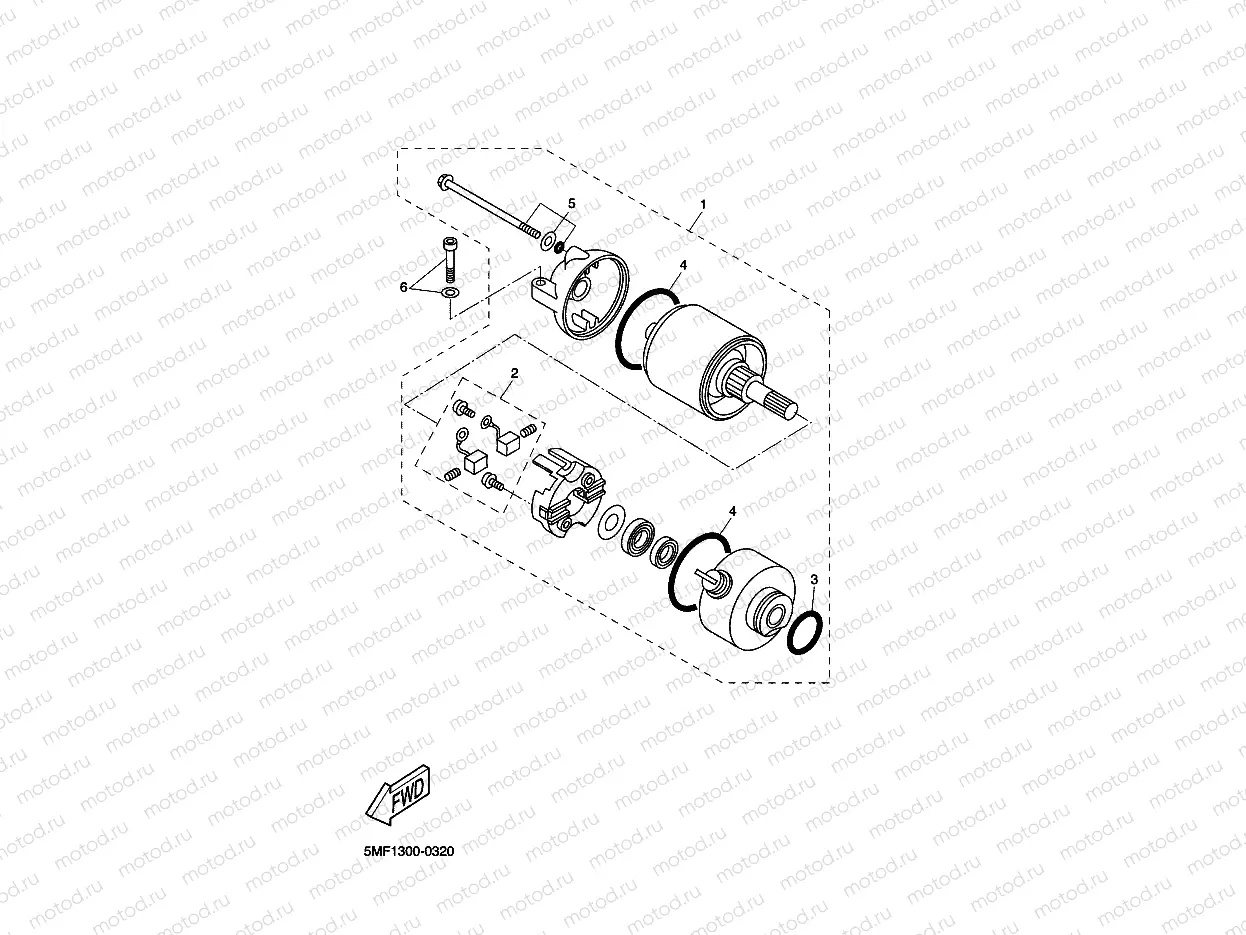 STARTING MOTOR