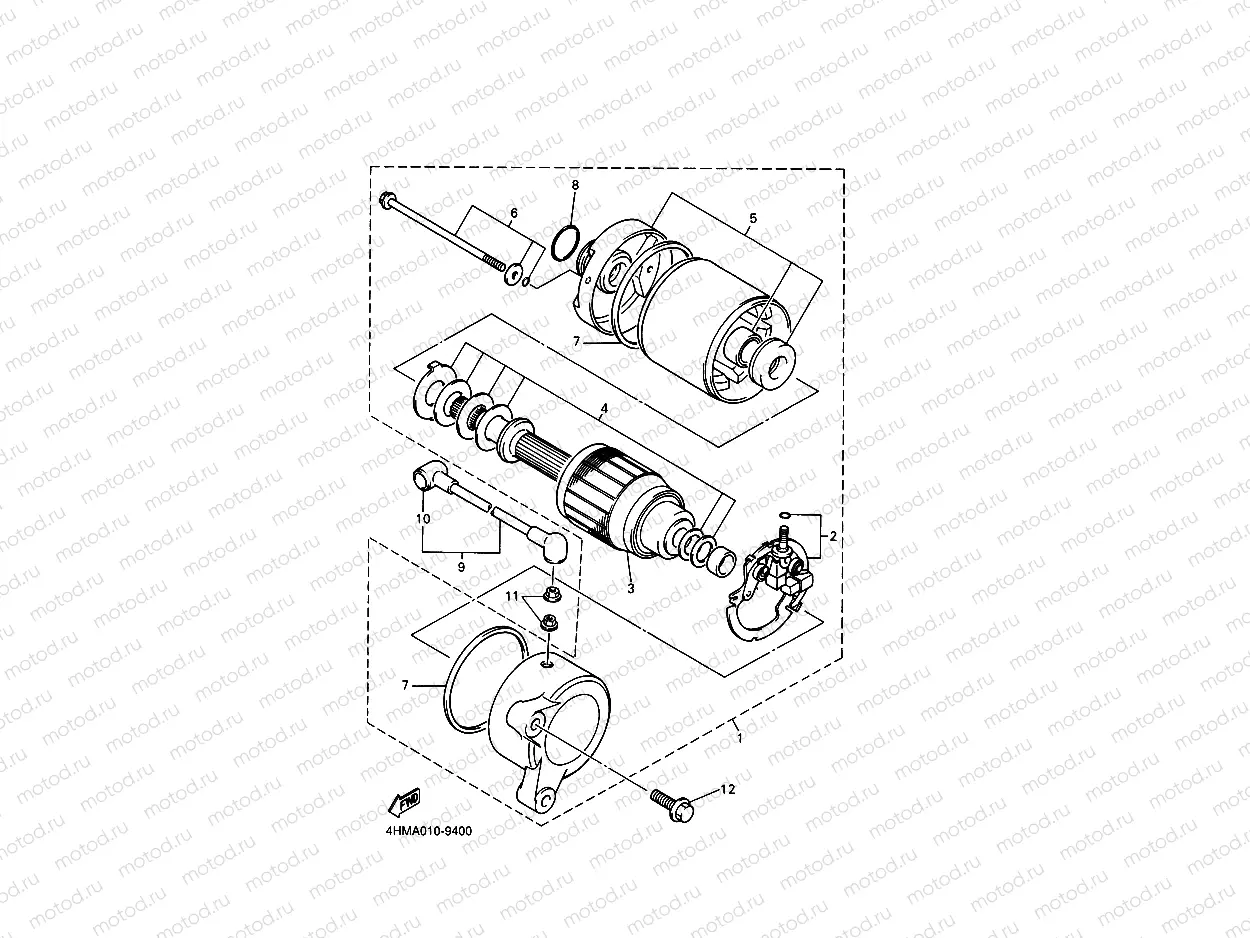 STARTING MOTOR