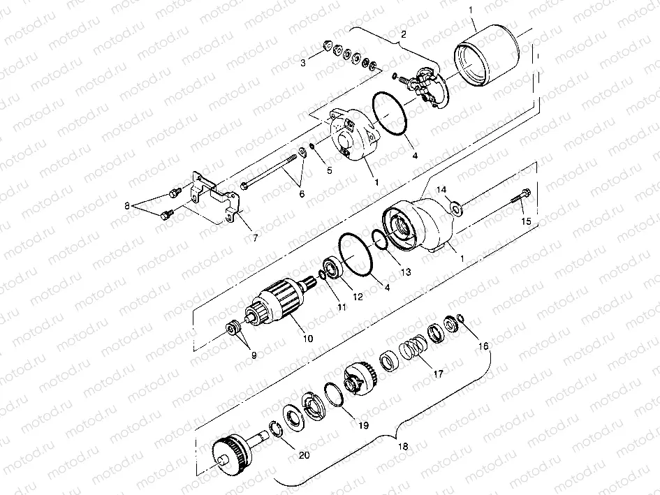 STARTING MOTOR 4x4 300 W948130 (4926762676D001) | STARTING MOTOR 4x4 300 W948130 (4926762676D001)