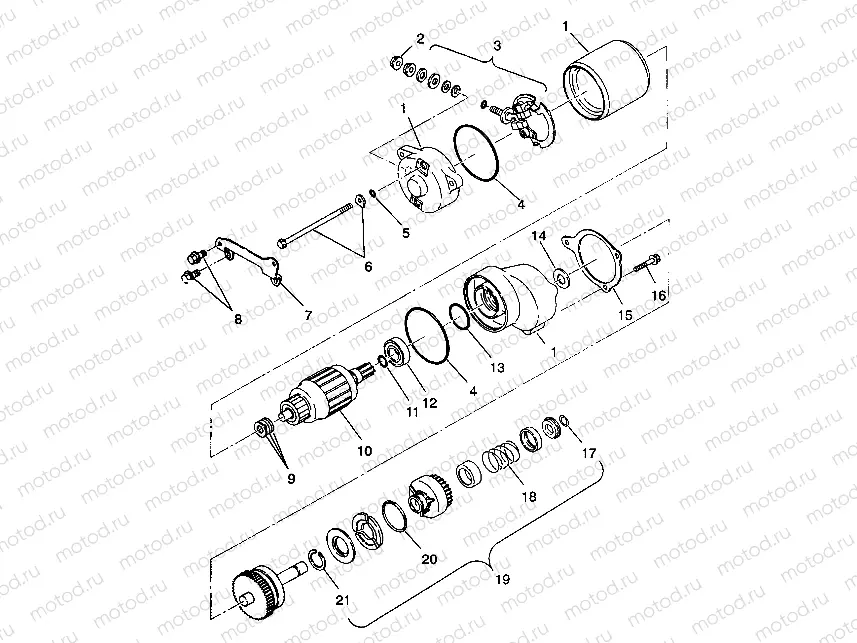 STARTING MOTOR 4X4 350L W938139 (4924052405042A) | STARTING MOTOR 4X4 350L W938139 (4924052405042A)