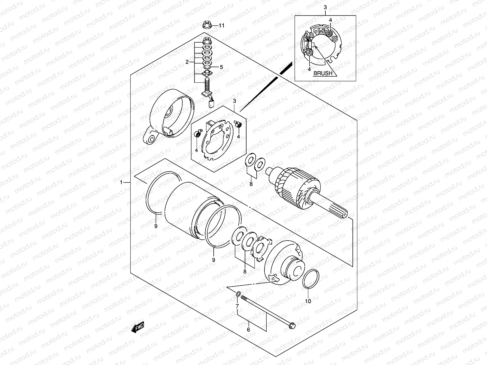 STARTING MOTOR