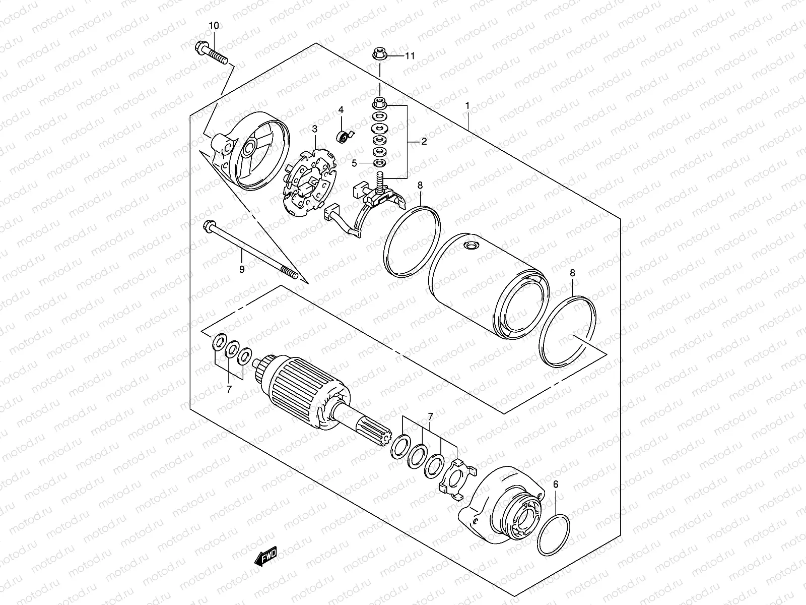 STARTING MOTOR