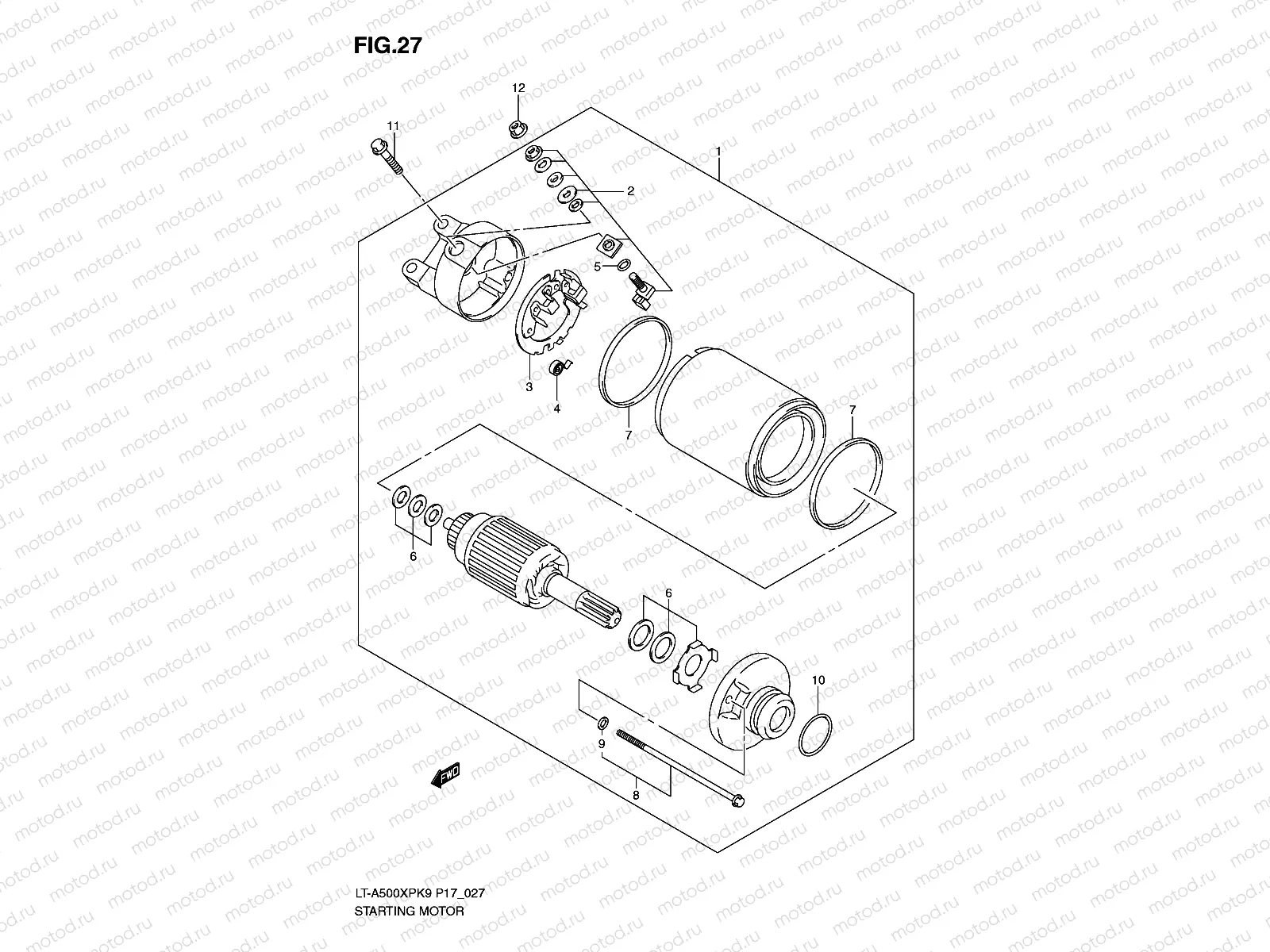 STARTING MOTOR