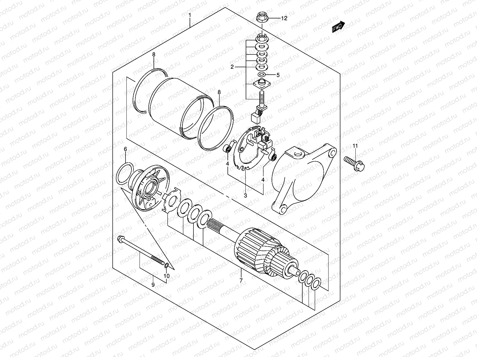 STARTING MOTOR