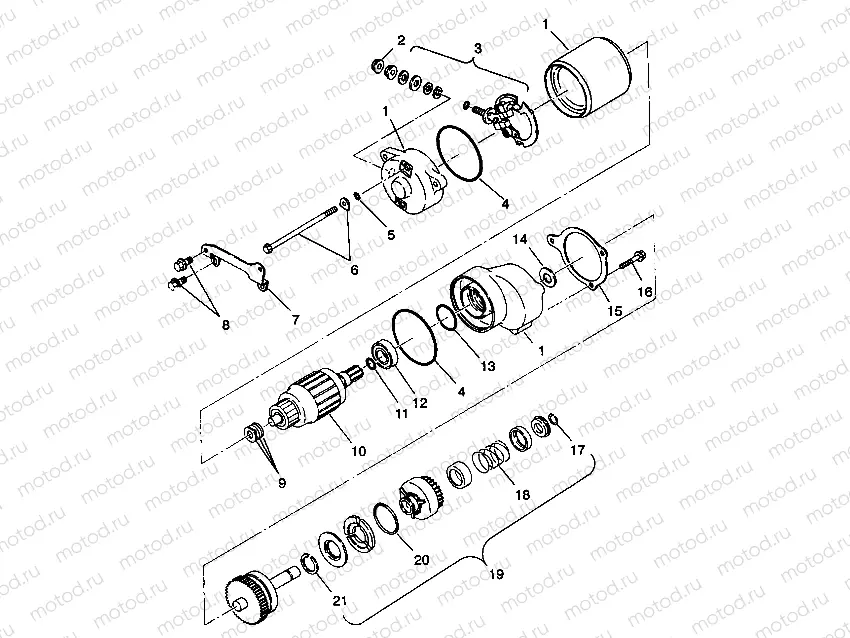 STARTING MOTOR 6X6 350L W938739 (4924062406049A) | STARTING MOTOR 6X6 350L W938739 (4924062406049A)