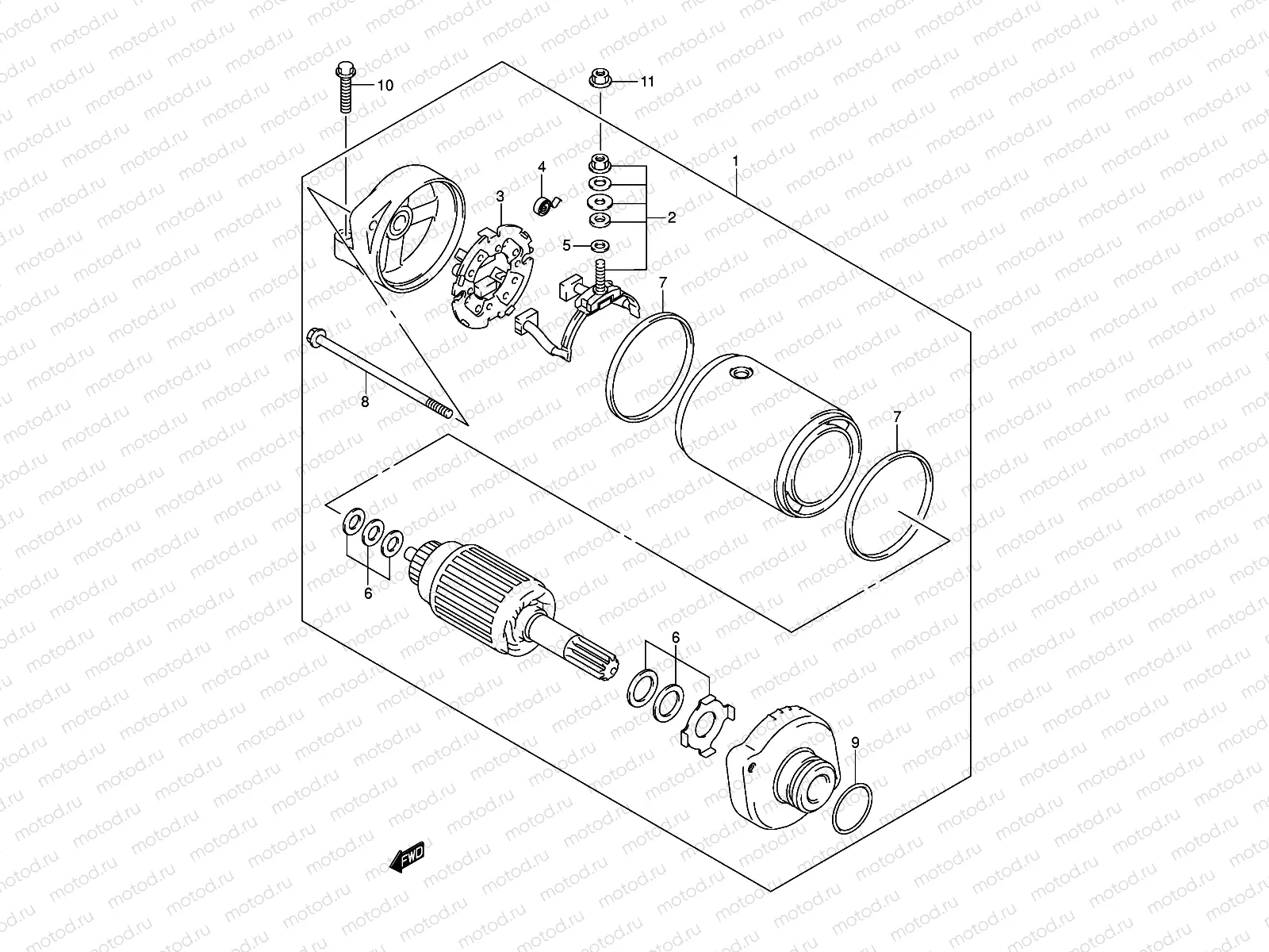 STARTING MOTOR