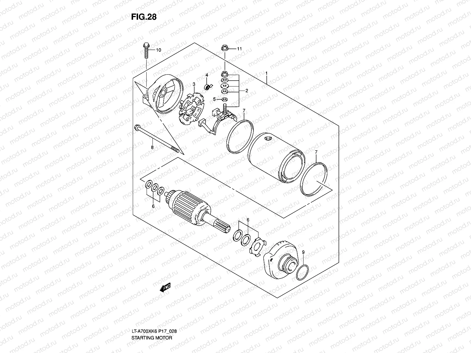 STARTING MOTOR