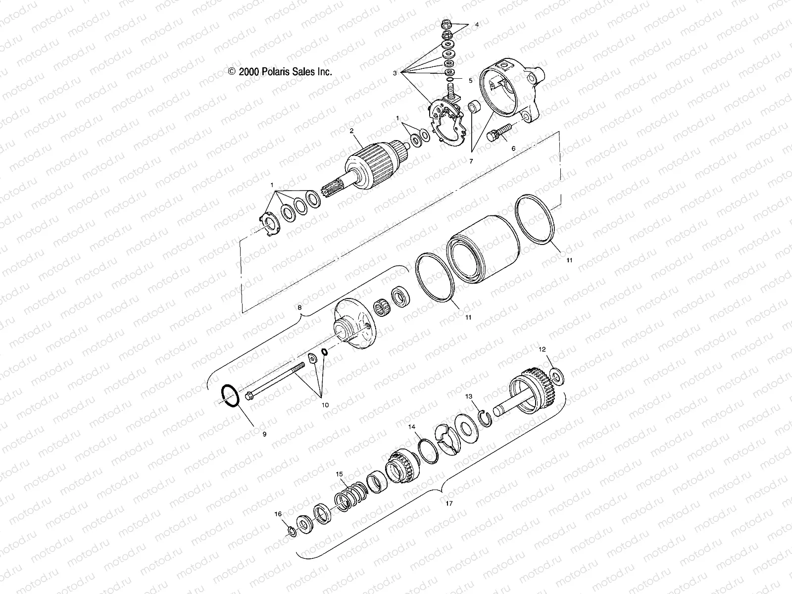 STARTING MOTOR - A00AA32AA (4949914991D005) | STARTING MOTOR - A00AA32AA (4949914991D005)