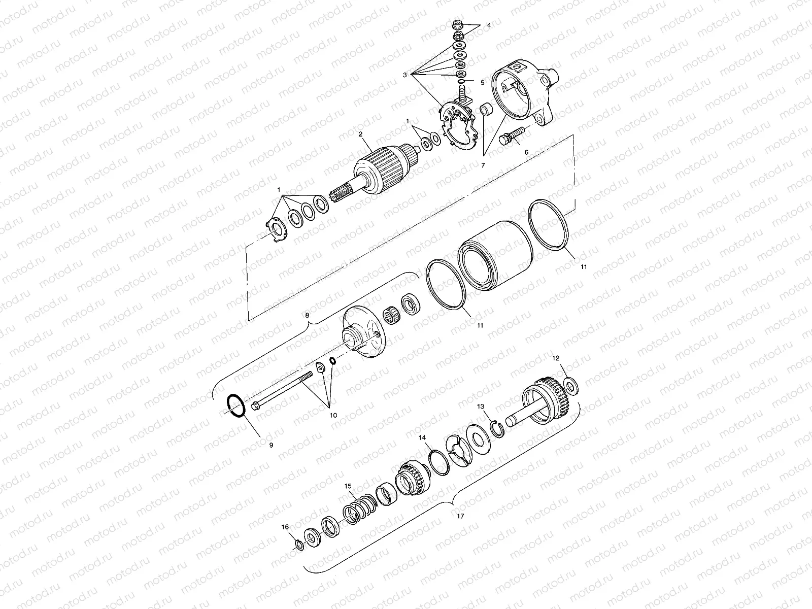 STARTING MOTOR - A00AA32AB (4960076007D005) | STARTING MOTOR - A00AA32AB (4960076007D005)