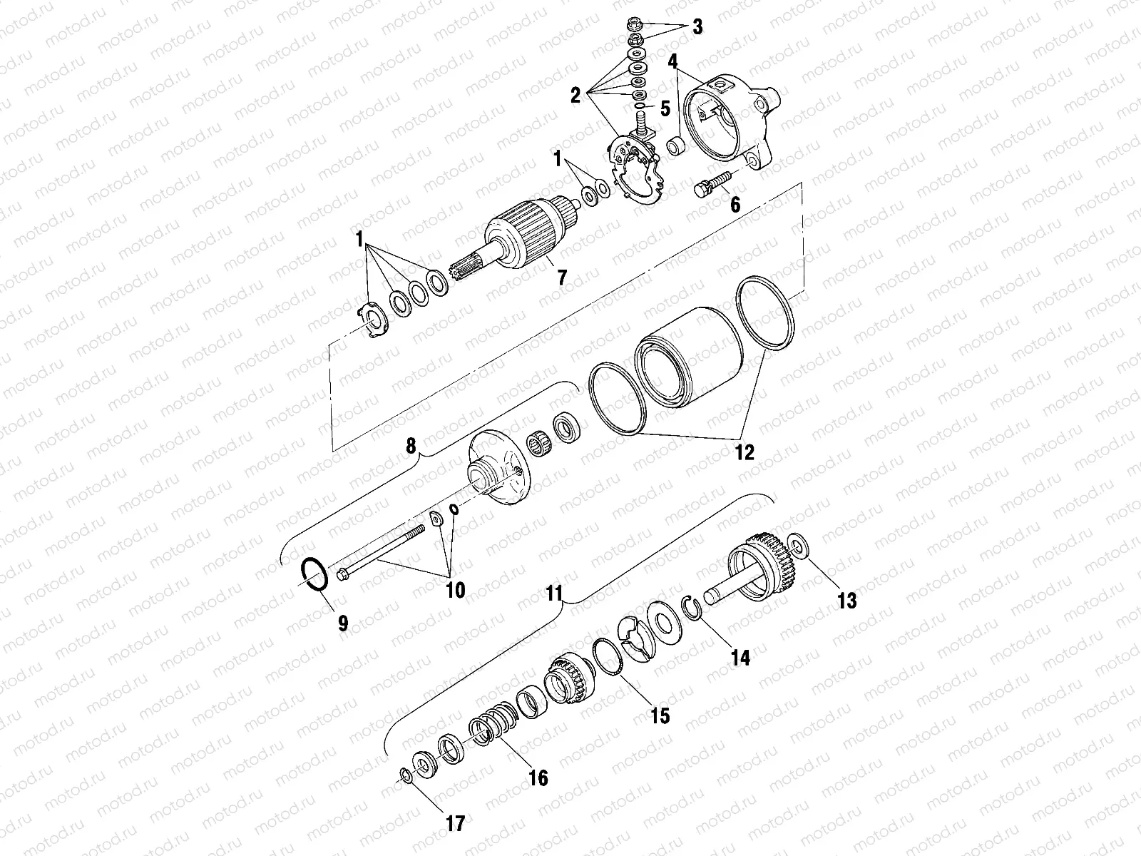 STARTING MOTOR - A00CH33AB (4957715771D012) | STARTING MOTOR - A00CH33AB (4957715771D012)