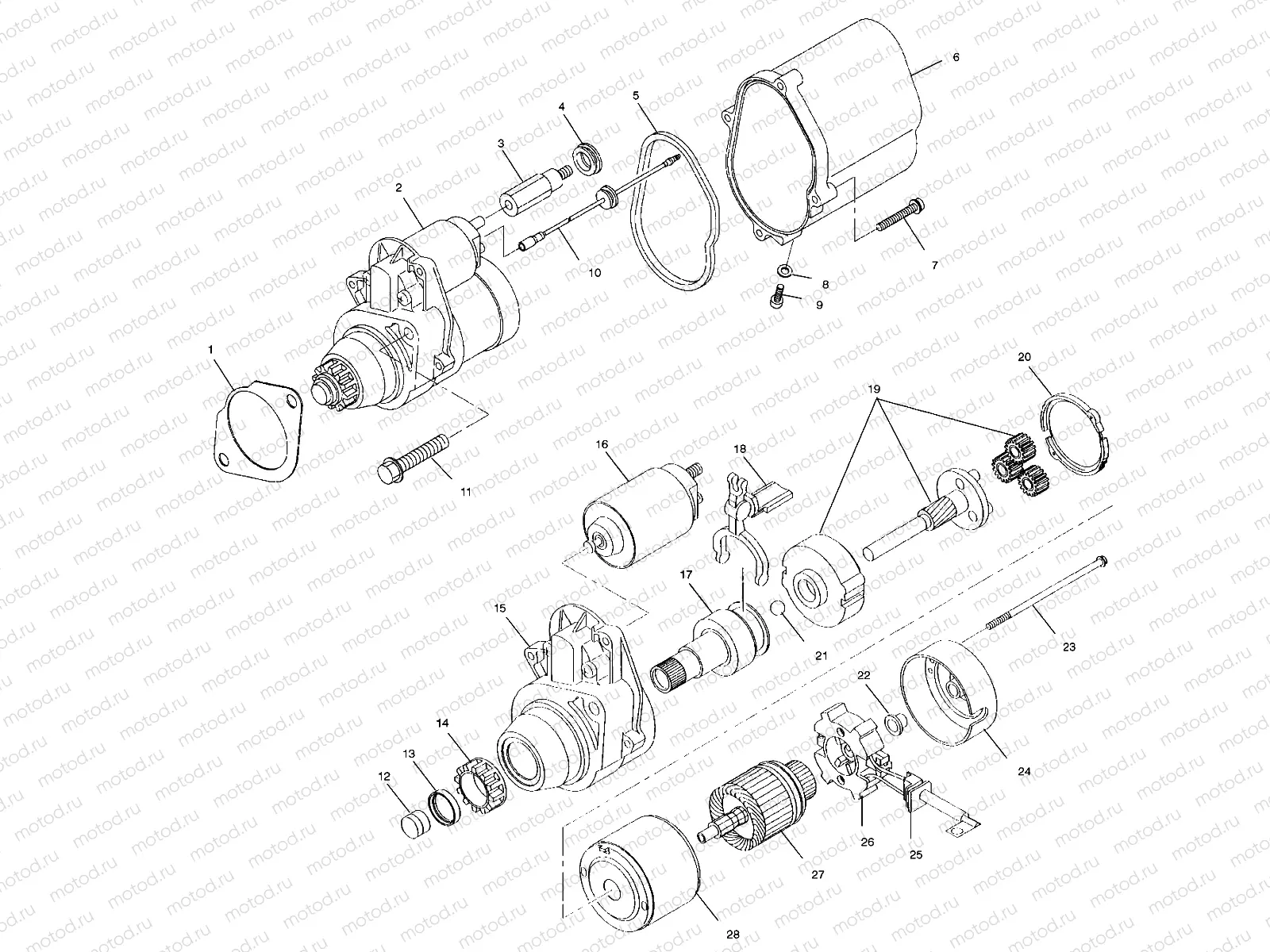 STARTING MOTOR - A00CH46CA (4954785478E004) | STARTING MOTOR - A00CH46CA (4954785478E004)