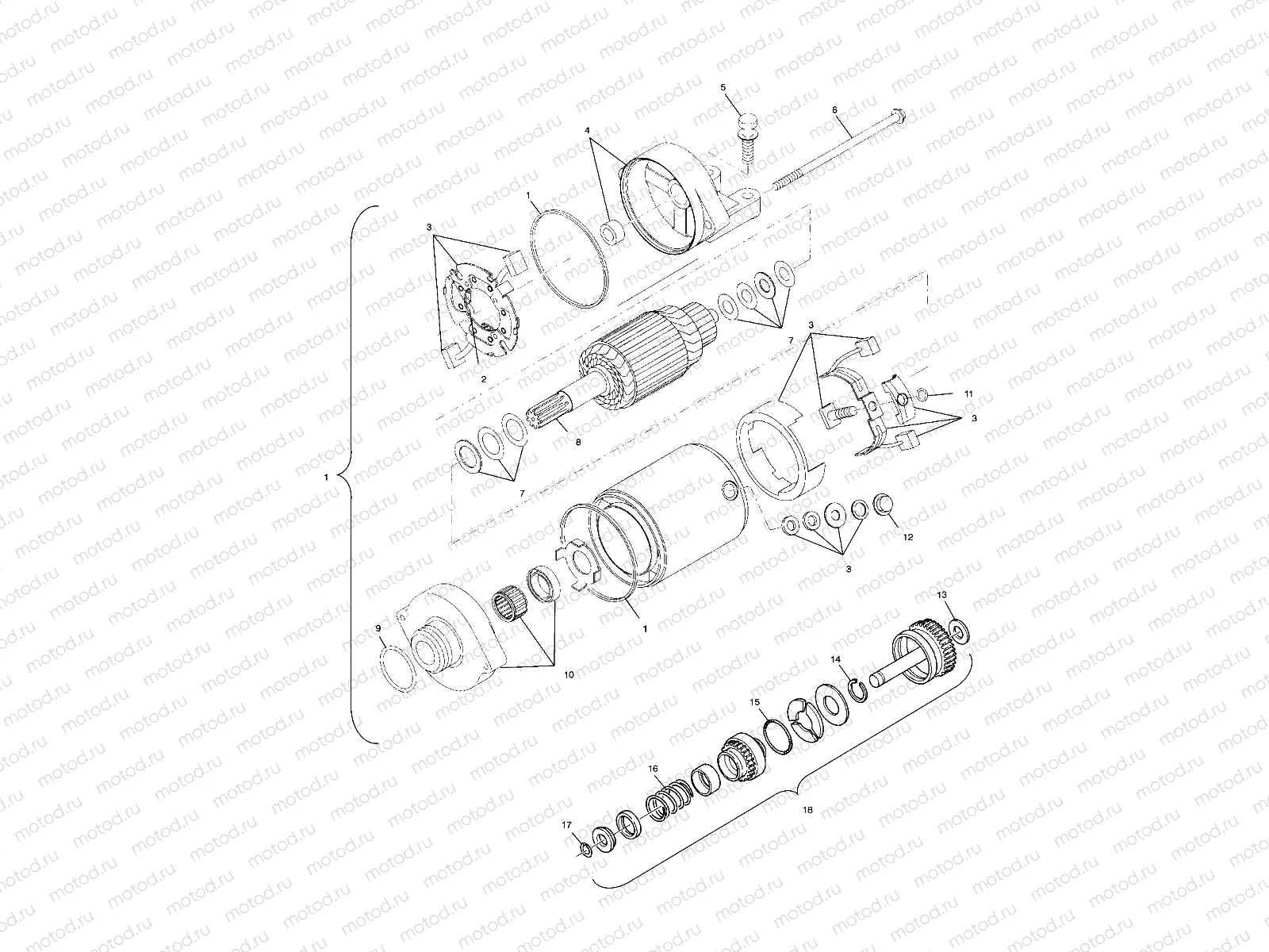 STARTING MOTOR - A00CK42AA (4949304930D006) | STARTING MOTOR - A00CK42AA (4949304930D006)