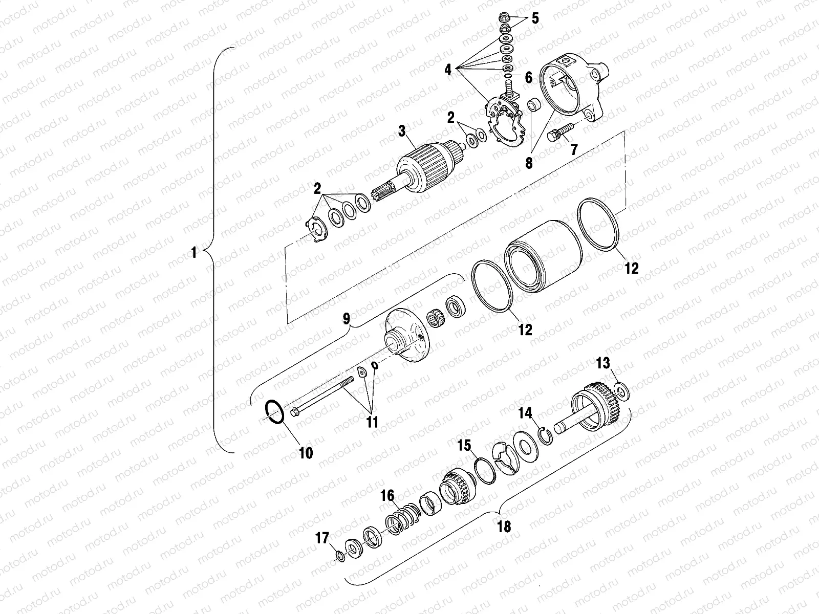 STARTING MOTOR - A02CB50FC (4974857485D12) | STARTING MOTOR - A02CB50FC (4974857485D12)