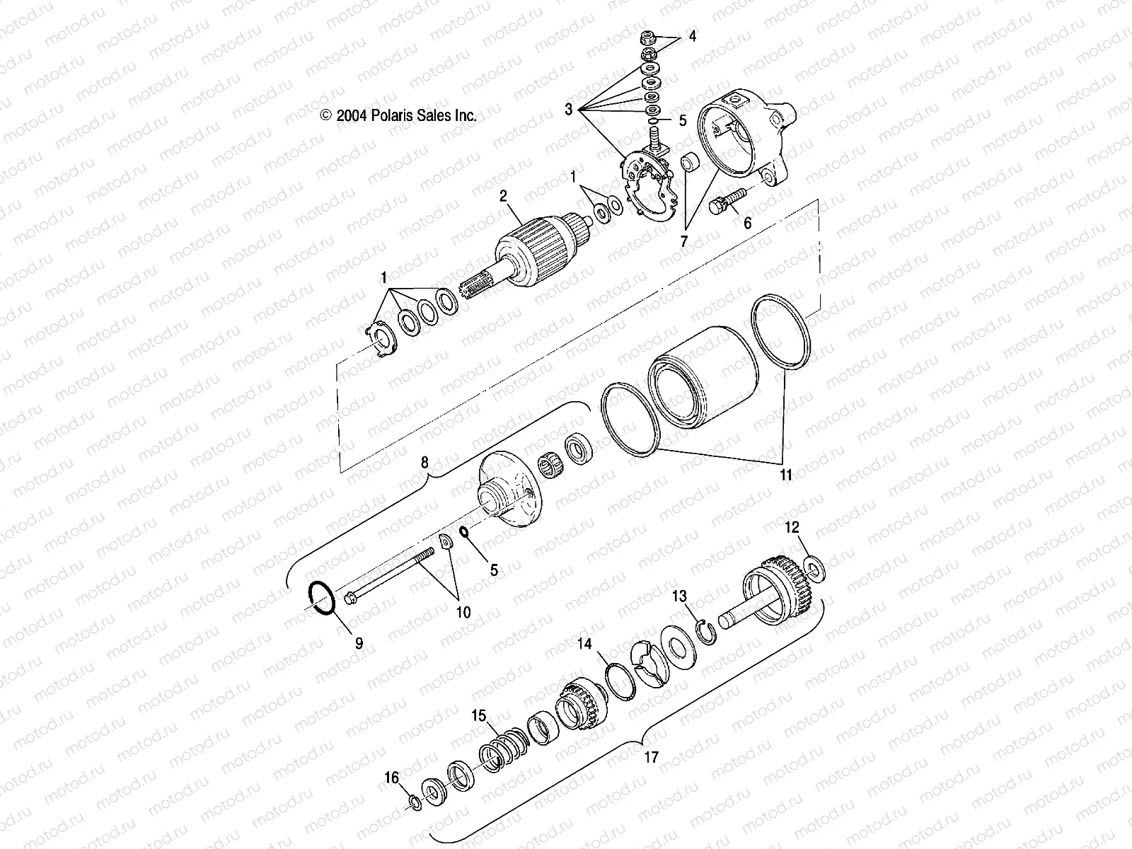STARTING MOTOR - A03CD32AA/AB/AC/FB (4994839483D01) | STARTING MOTOR - A03CD32AA/AB/AC/FB (4994839483D01)