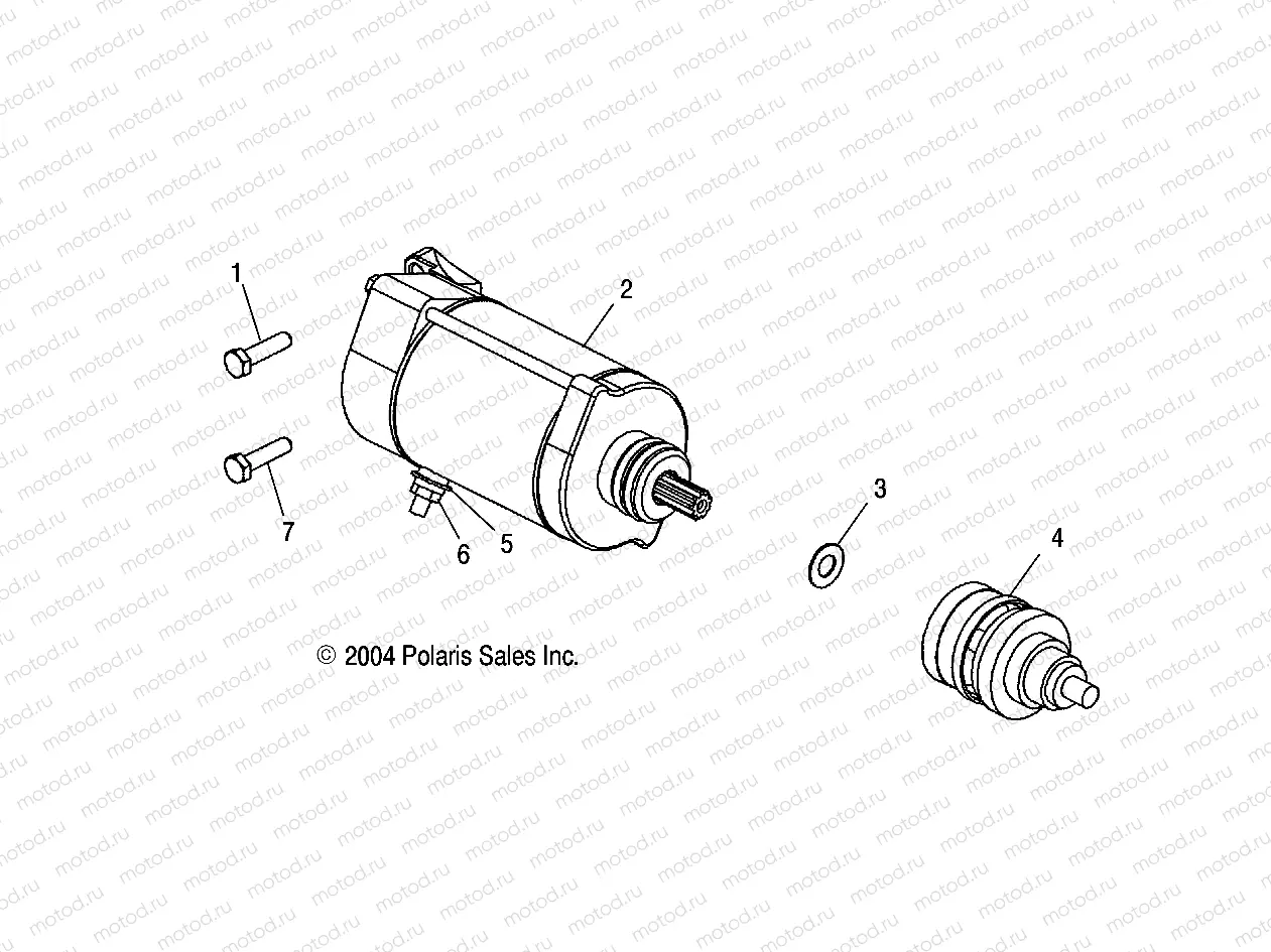 STARTING MOTOR - A03CH59AA/AF/AG (4994199419E04) | STARTING MOTOR - A03CH59AA/AF/AG (4994199419E04)