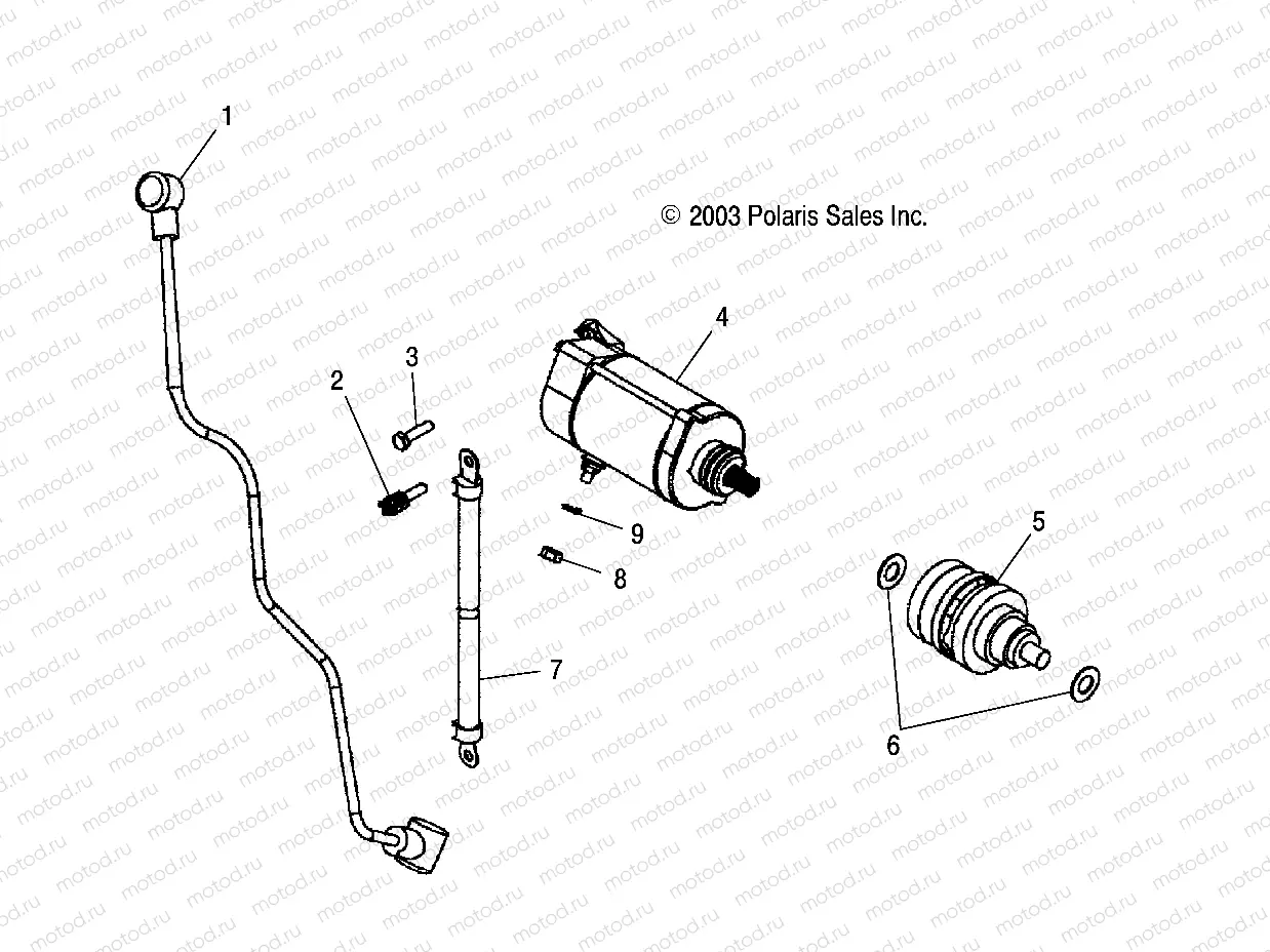 STARTING MOTOR - A04CH68AP/AQ/AU/CU (4987468746D13) | STARTING MOTOR - A04CH68AP/AQ/AU/CU (4987468746D13)