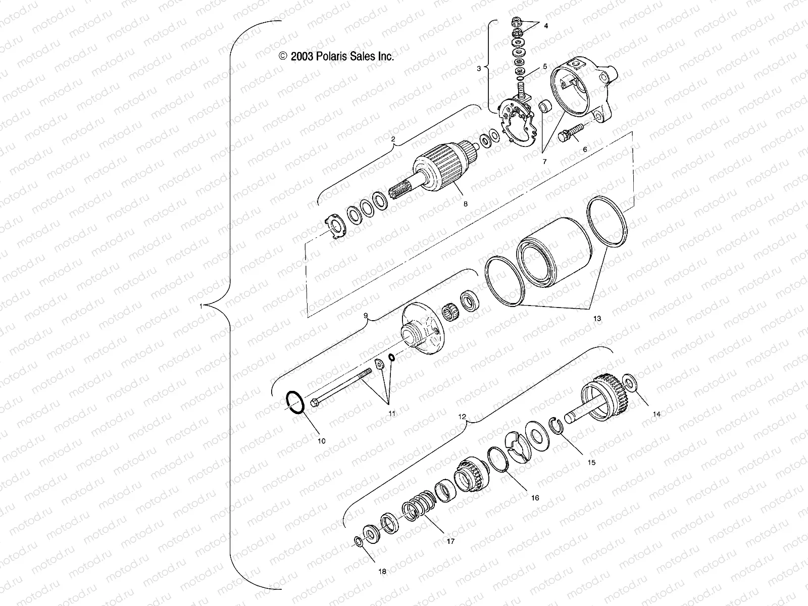 STARTING MOTOR - A04JD50AA/AB/CA (4985938593E07) | STARTING MOTOR - A04JD50AA/AB/CA (4985938593E07)
