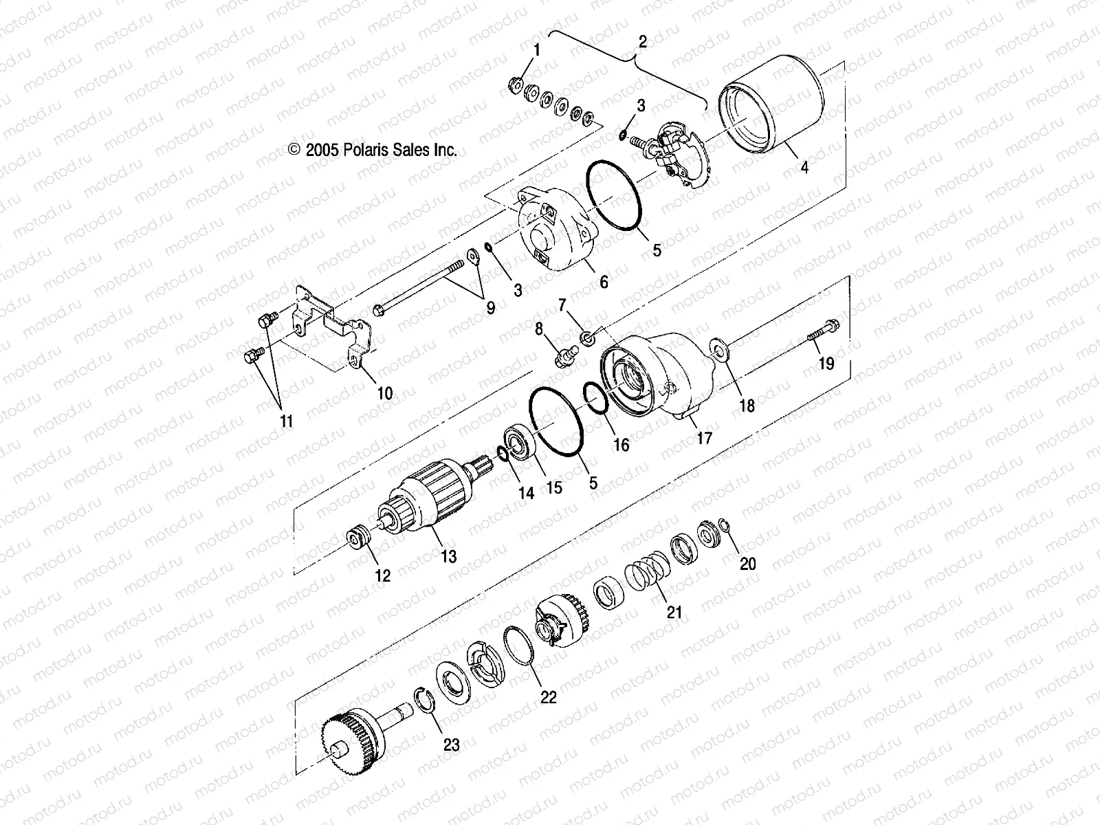 STARTING MOTOR - A05BA25CA/CB (4999201499920149C08) | STARTING MOTOR - A05BA25CA/CB (4999201499920149C08)