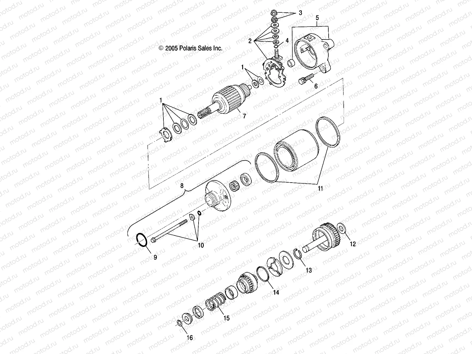 STARTING MOTOR - A06MH50AA/AB/AD/AF (4999200099920009E01) | STARTING MOTOR - A06MH50AA/AB/AD/AF (4999200099920009E01)