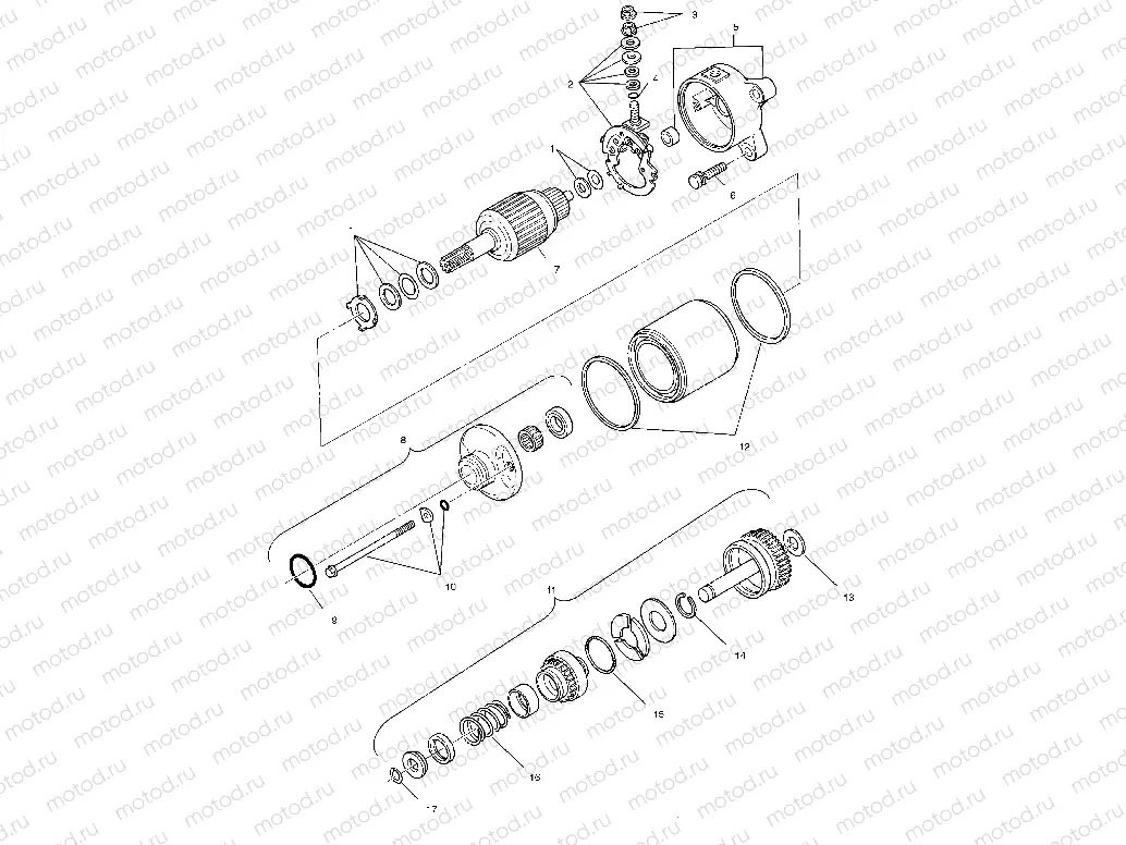 STARTING MOTOR - A10RB42AA (4970937093D09) | STARTING MOTOR - A10RB42AA (4970937093D09)