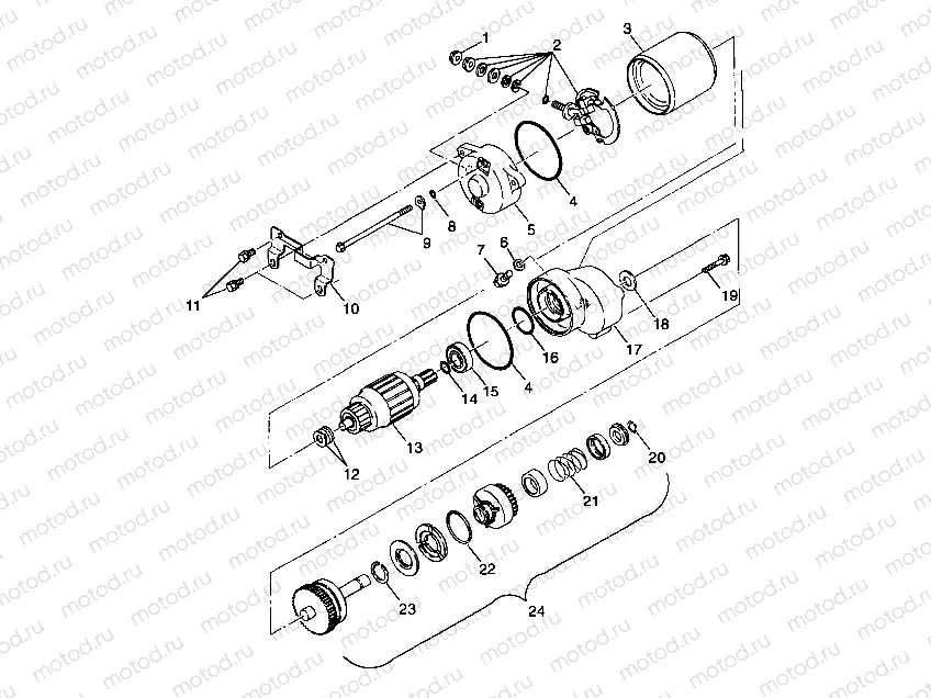 STARTING MOTOR - A99CA28CA (4949444944c012) | STARTING MOTOR - A99CA28CA (4949444944c012)