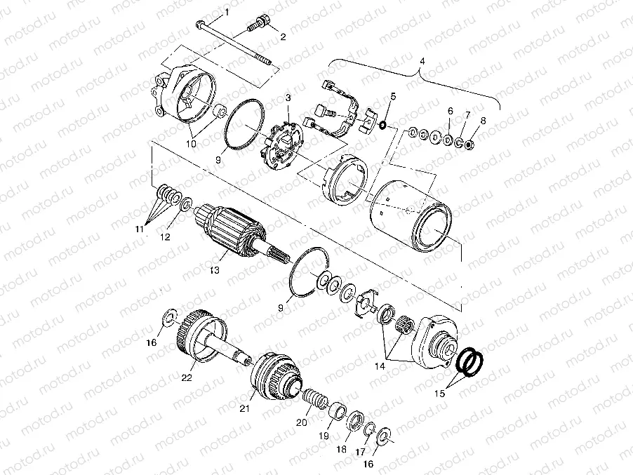 STARTING MOTOR - B974978 (4941254125c009) | STARTING MOTOR - B974978 (4941254125c009)
