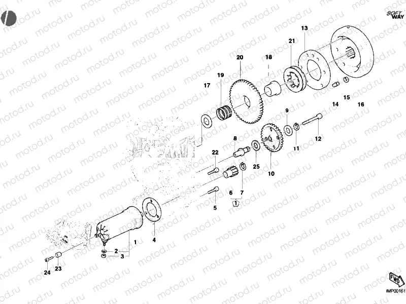 STARTING MOTOR » ELECTRIC STARTER