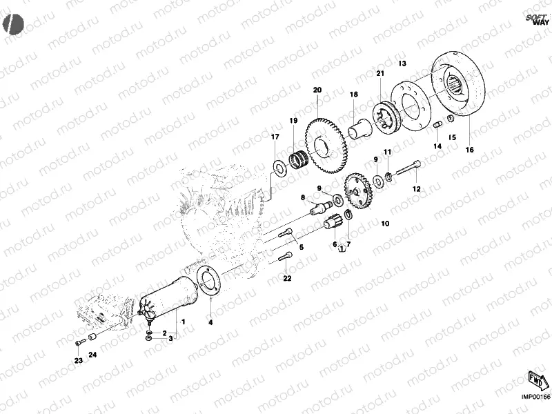 STARTING MOTOR » ELECTRIC STARTER
