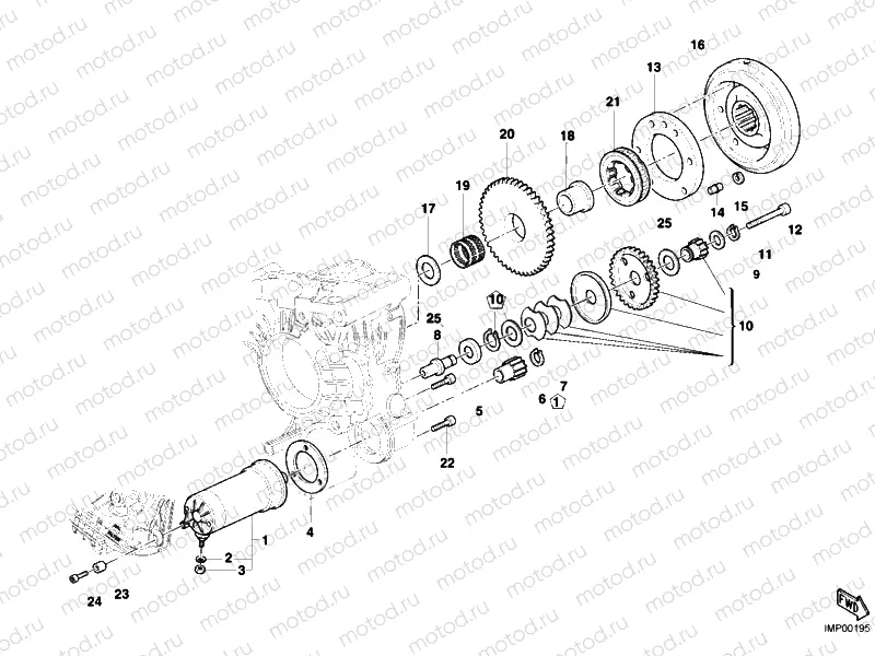 STARTING MOTOR » ELECTRIC STARTER