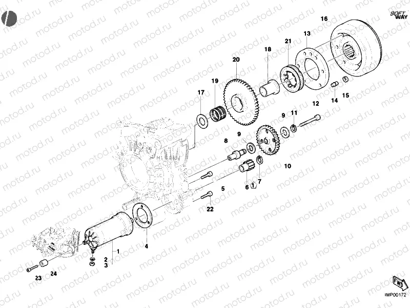 STARTING MOTOR » ELECTRIC STARTER