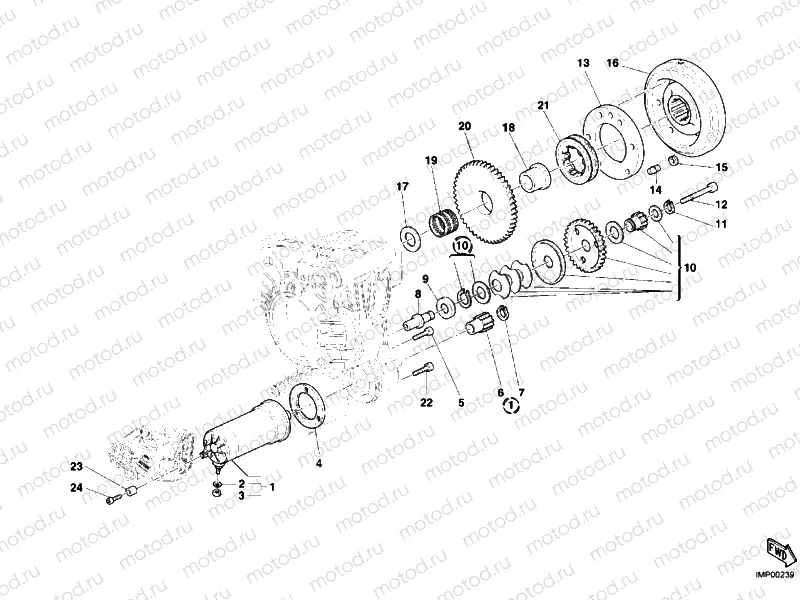 STARTING MOTOR » ELECTRIC STARTER