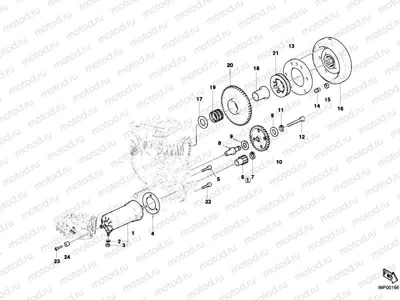 STARTING MOTOR » ELECTRIC STARTER