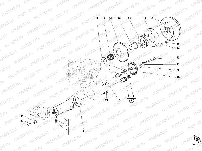 STARTING MOTOR » ELECTRIC STARTER