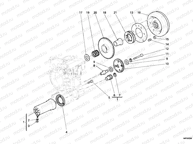 STARTING MOTOR » ELECTRIC STARTER