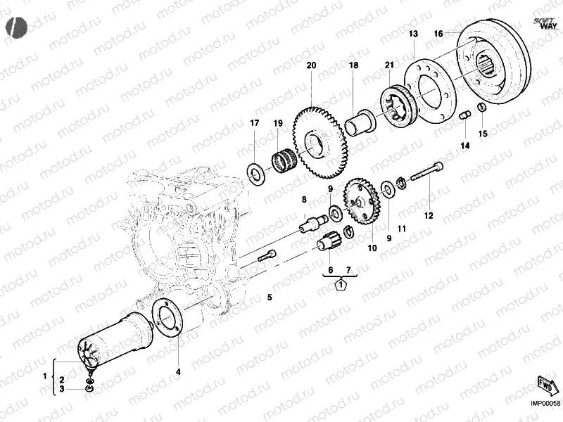 STARTING MOTOR » ELECTRIC STARTER