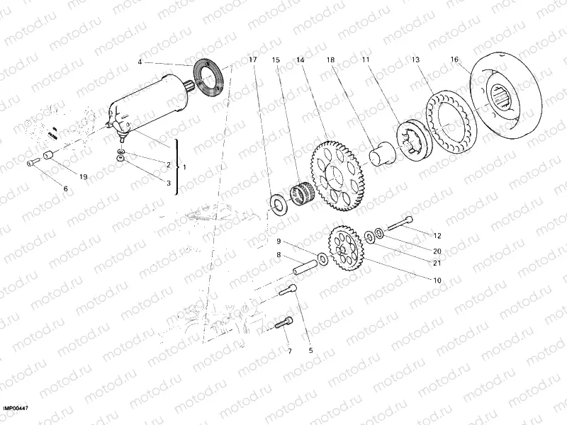 STARTING MOTOR » ELECTRIC STARTER