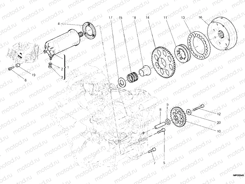 STARTING MOTOR » ELECTRIC STARTER