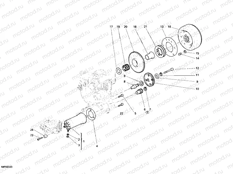 STARTING MOTOR » ELECTRIC STARTER