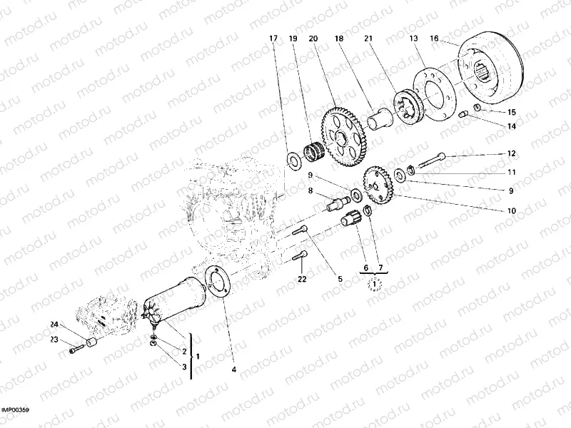 STARTING MOTOR » ELECTRIC STARTER